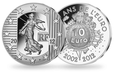 La monnaie de 10 Euros argent 